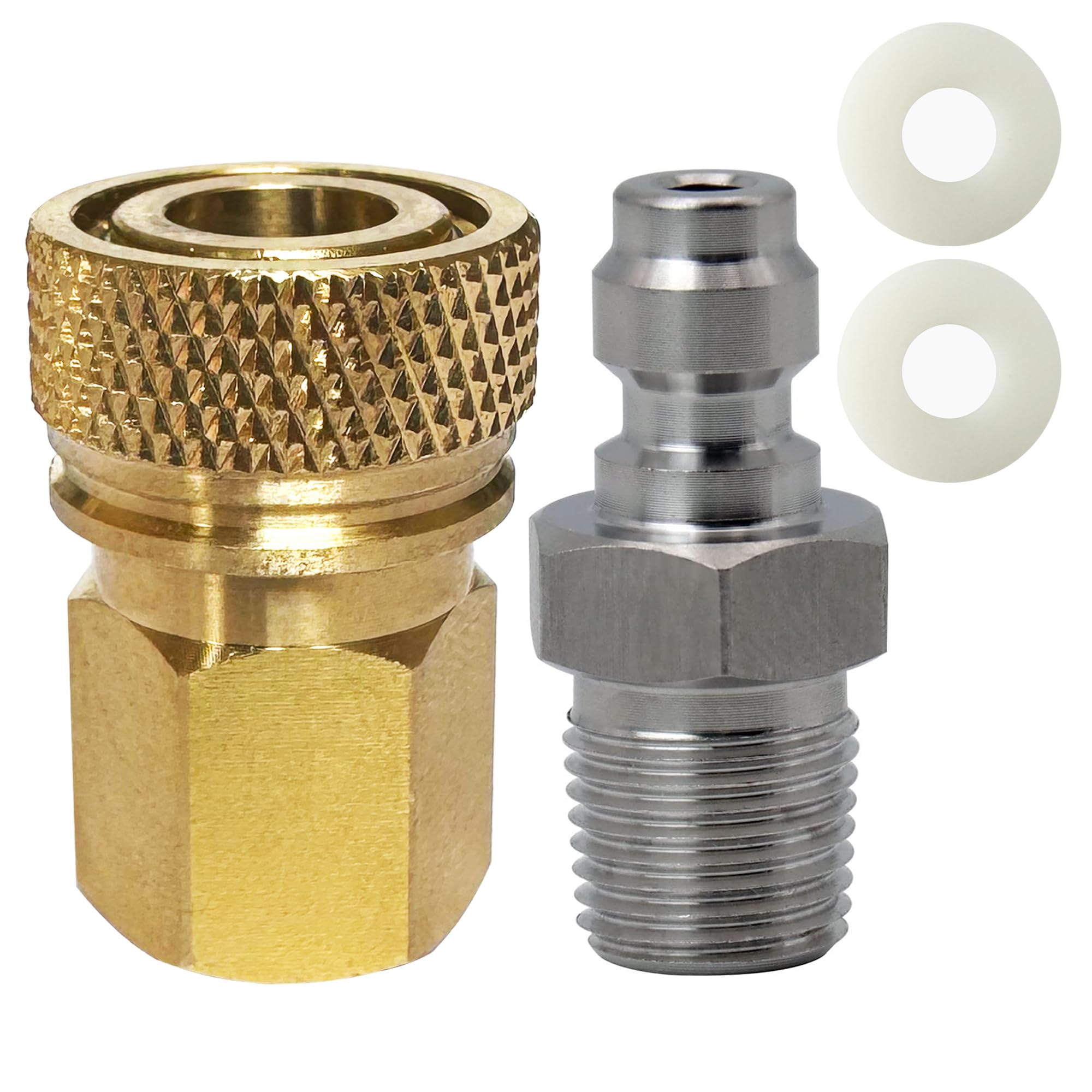 Amazon.com: HMKUGO 1/8 NPT Female Connector and 8mm Male Plug Fill
